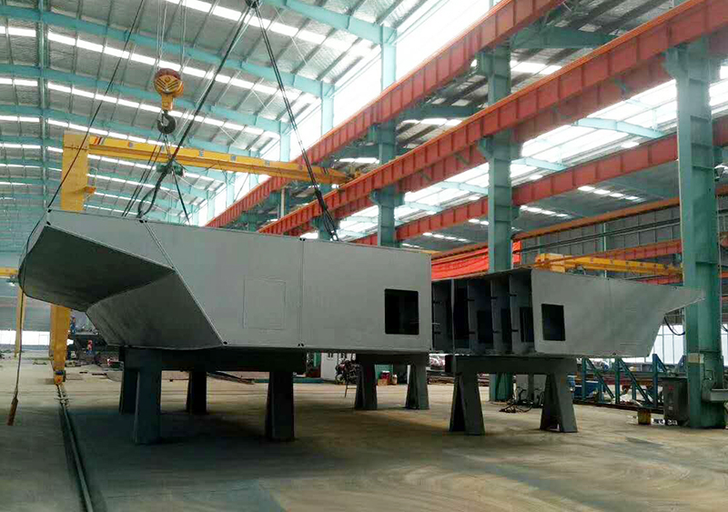 制造中的上海南外灘鋼結構橋2